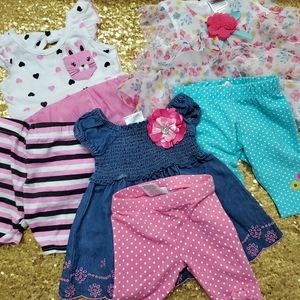 Bundle of Gently used 3/6month girl  dresses